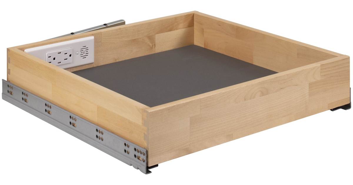 In Drawer Power Box Hardware Resources PD21-SC Powered Organizer 21