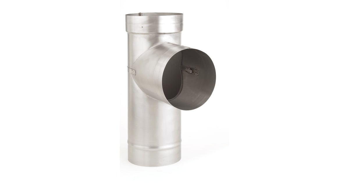 HeatFab 3616772 6" SafT Liner 316 Flexible Female Tee