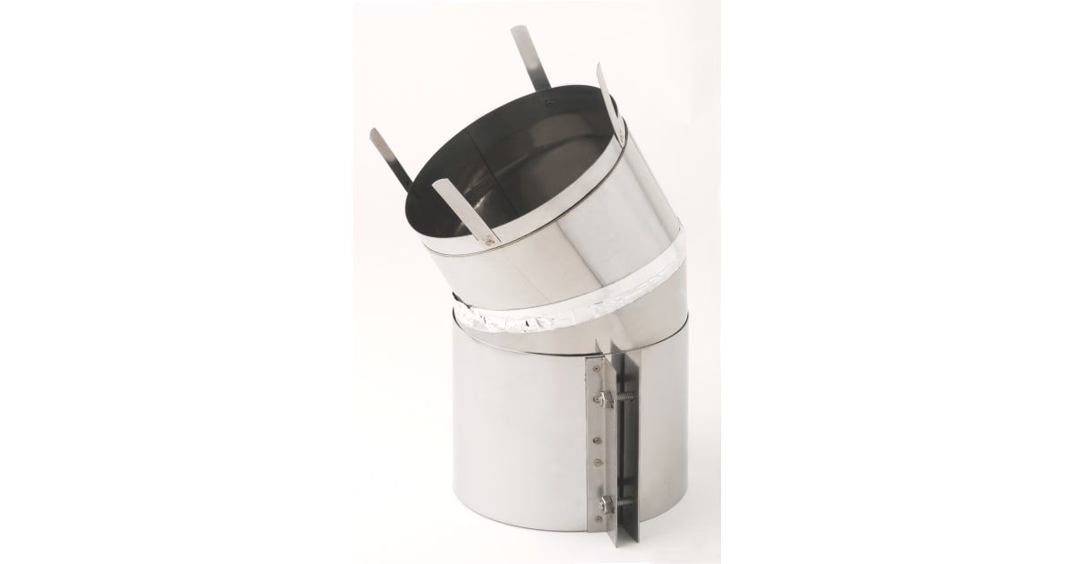 HeatFab CCA30E30 30" SafT Vent CI+ 30° Elbow
