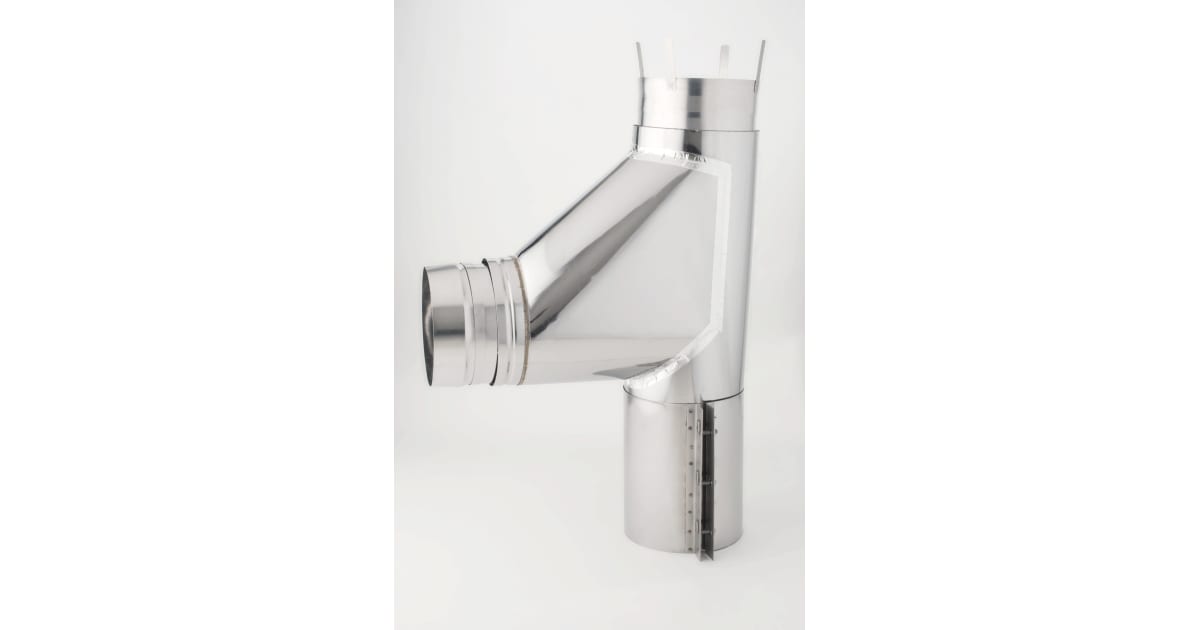 HeatFab CCA08BT04 8" SafT Vent CI+ 4 Tap Boot Tee Ferguson Home