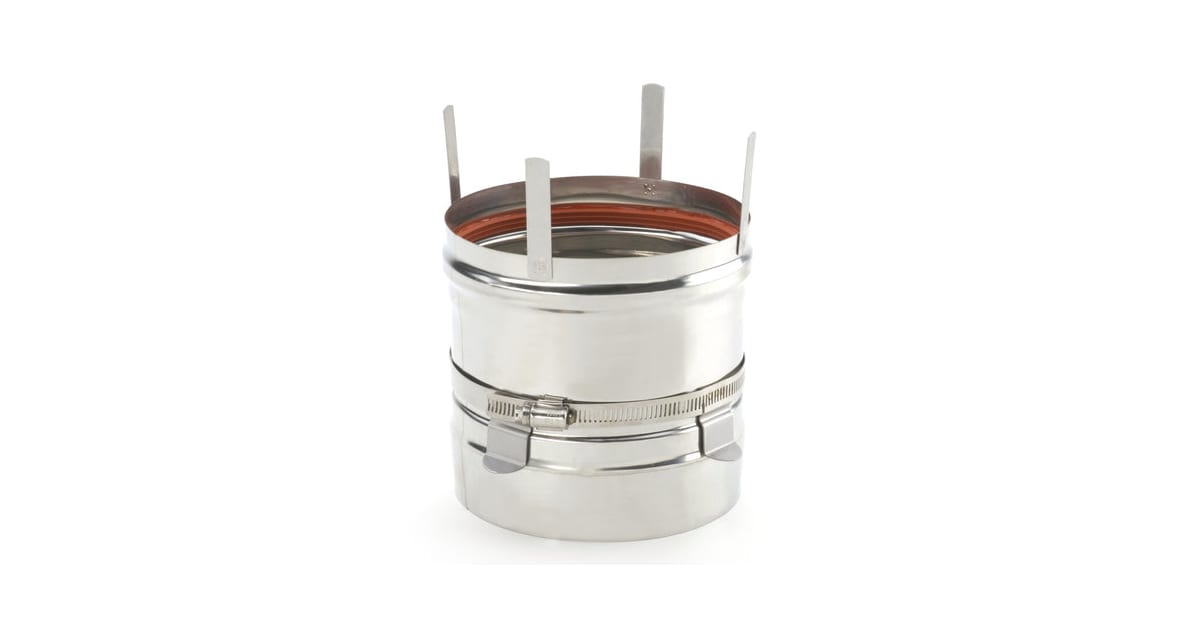 HeatFab 77115 4" SafT Vent CI+ Universal Adapter