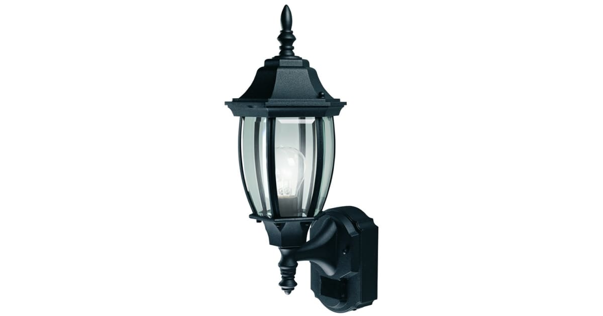 Heath Zenith HZ 4192 BK G 18 1 2 Tall 1 Light 180 Degree Build