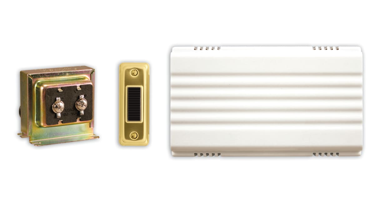 Heath Zenith 905 Wired or Battery Operated Doorbell Chime