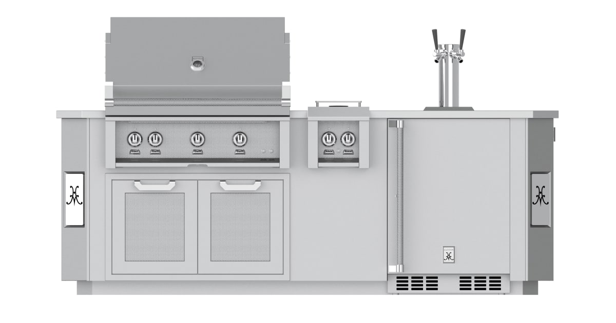 Hestan GESS08 98 Inch Wide Outdoor Living Suite with