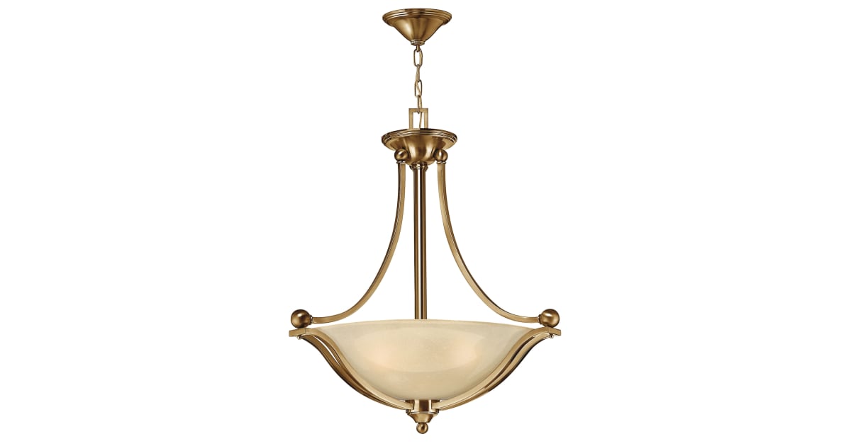 Hinkley Lighting 4652BR Bolla 3 Light 24" Wide Bowl Pendant | Ferguson Home