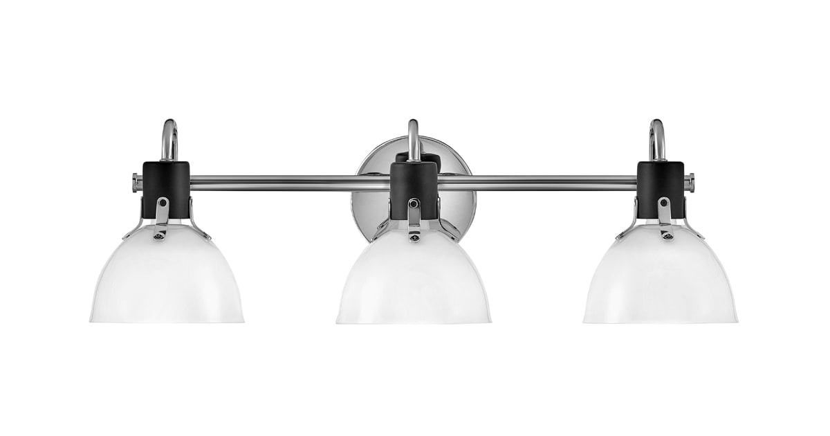 Hinkley Lighting 51113CM Argo 3 Light 25" Wide Bathroom