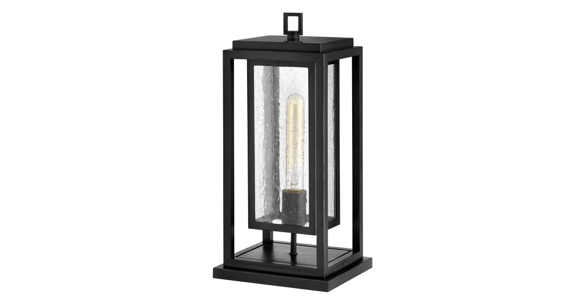 Hinkley Lighting 1007BKLL Republic 1 Light 16.5" Tall