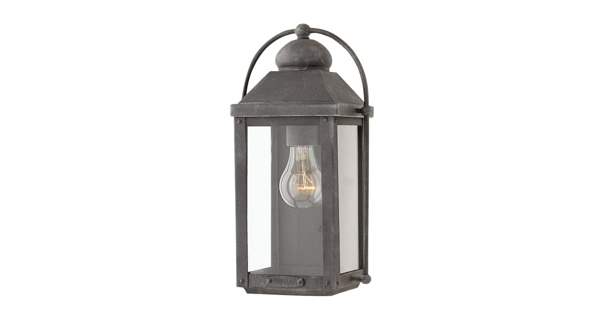 Aged zinc outdoor lighting 2025
