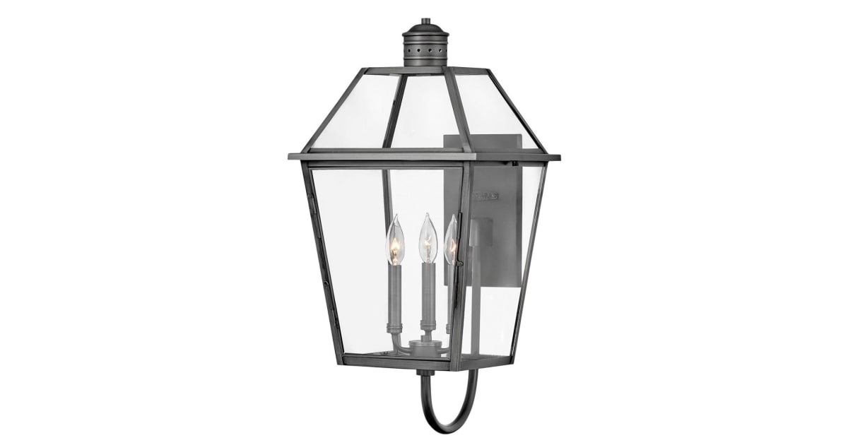 Hinkley Lighting 2774BLB Nouvelle 3 Light 27" Tall Outdoor