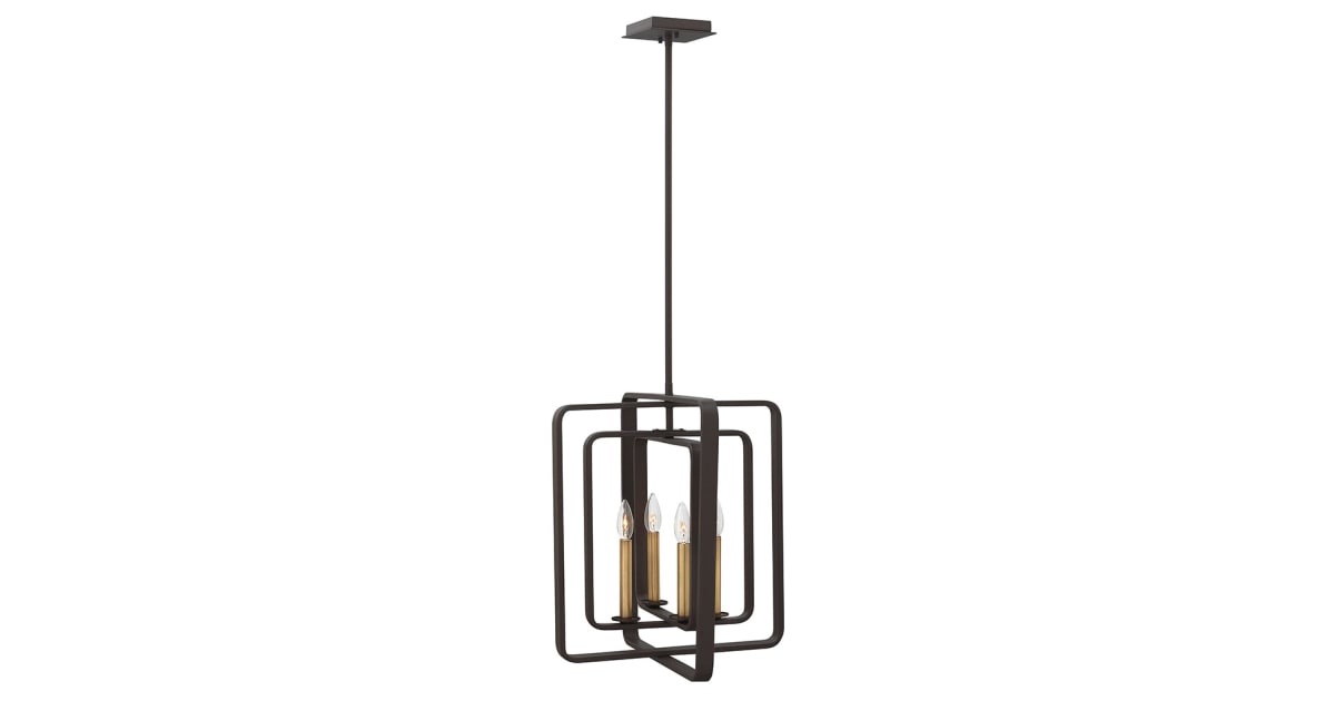 Hinkley Lighting 4814KZ 4 Light Pendant from the Quentin