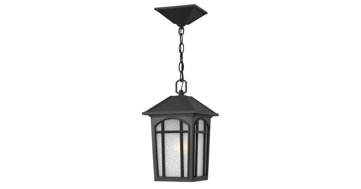 Hinkley Lighting 1982BK 1 Light 13.75" Height Outdoor