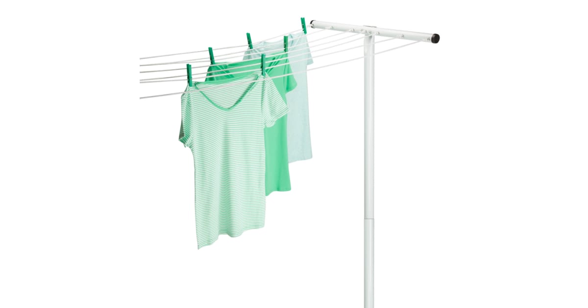 Honey-Can-Do DRY-05261 7 Line T-Post Outdoor Clothes Dryer | Build.com