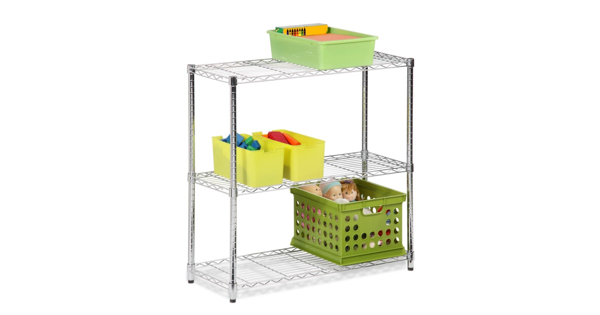 HoneyCanDo SHF01606 3Tier Urban Shelving Adjustable