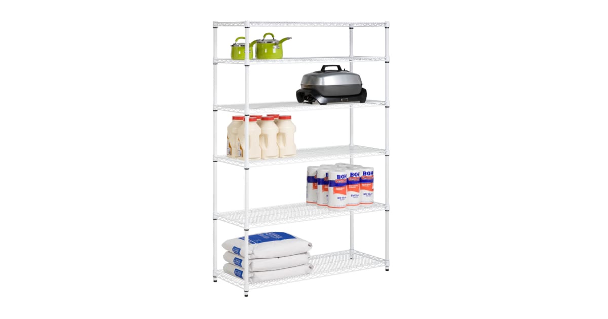HoneyCanDo SHF01910 6Tier Adjustable Storage Shelving