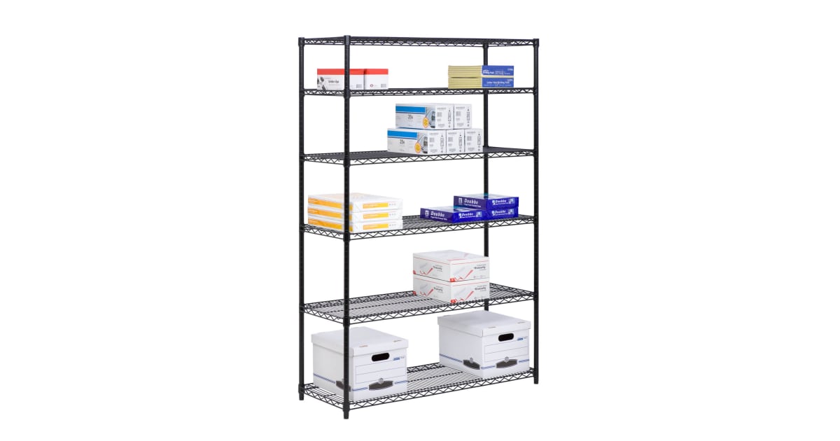 HoneyCanDo SHF01911 6Tier Adjustable Storage Shelving