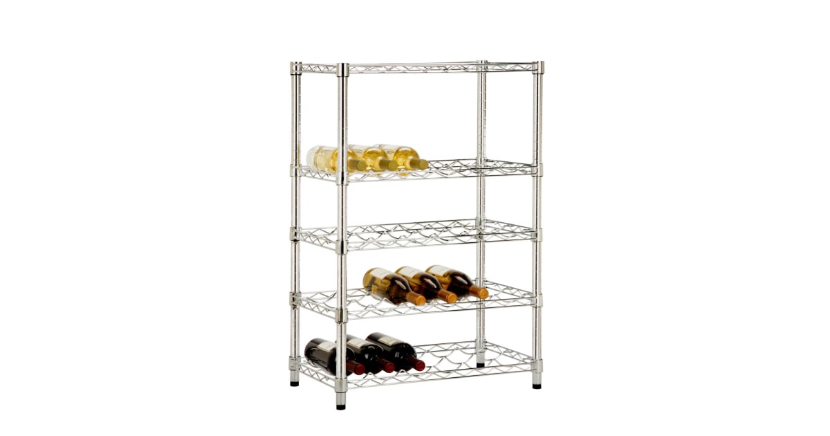 Chrome hotsell wine rack