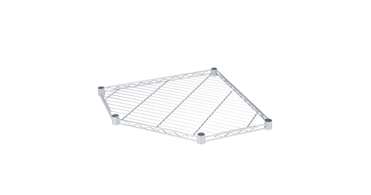 HoneyCanDo SHF04047 5 Side Shelf Corner for Commercial