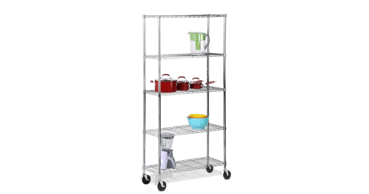 HoneyCanDo SHFX02105 5Tier Shelving Unit with
