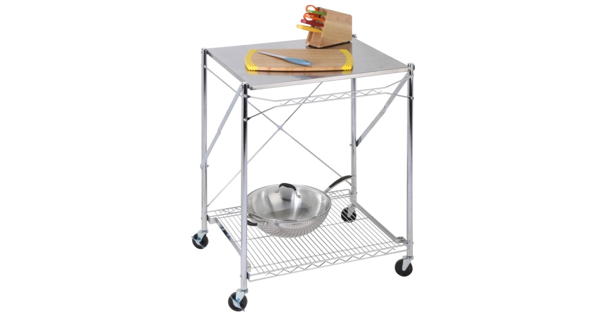 HoneyCanDo TBL01566 Stainless Steel Folding Urban Work