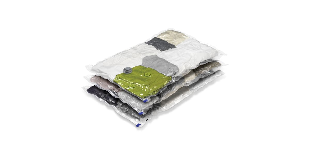 HoneyCanDo VAC01300 3Pack Large Vacuum Packs