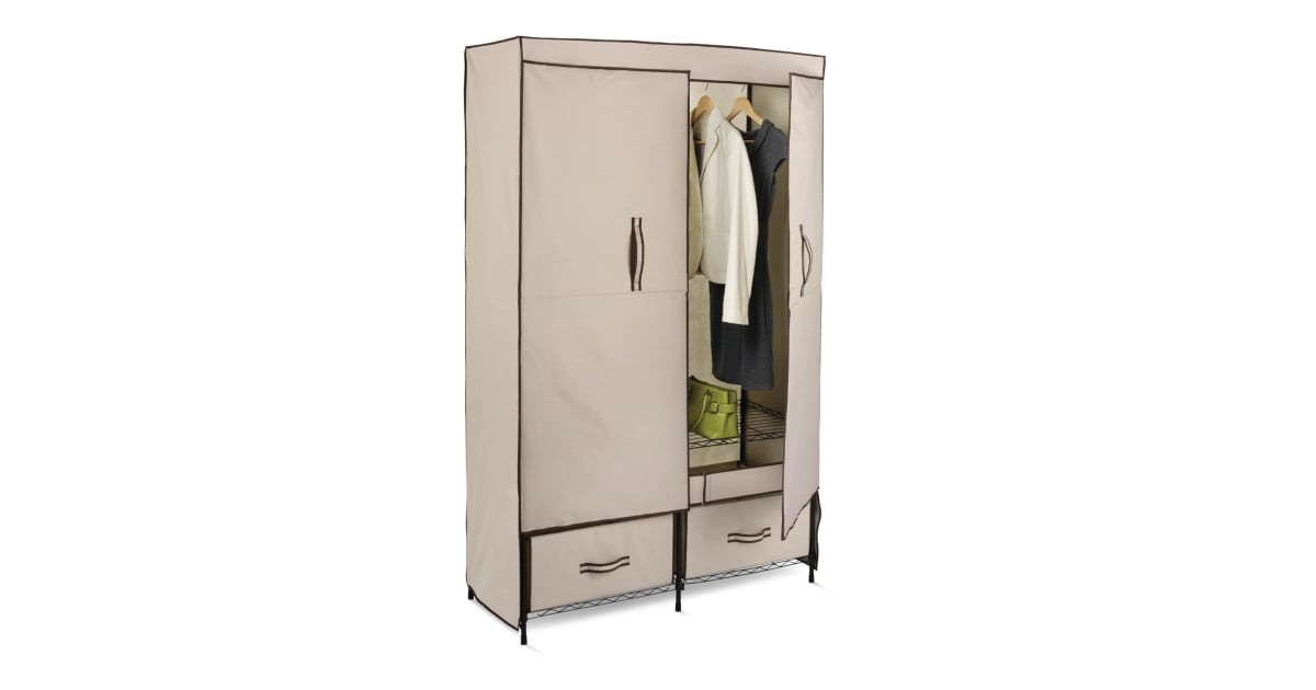 HoneyCanDo WRD01274 43 Inch Wide Double Door Cloth