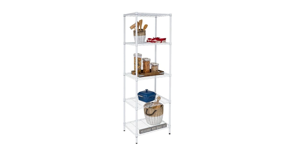 HoneyCanDo SHF01055 5Tier Adjustable Shelving Unit