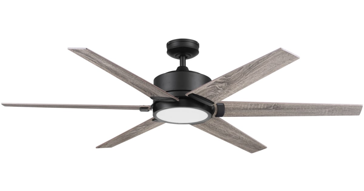 Honeywell Ceiling Fans 5185136 Talbert 62" 6 Blade Indoor