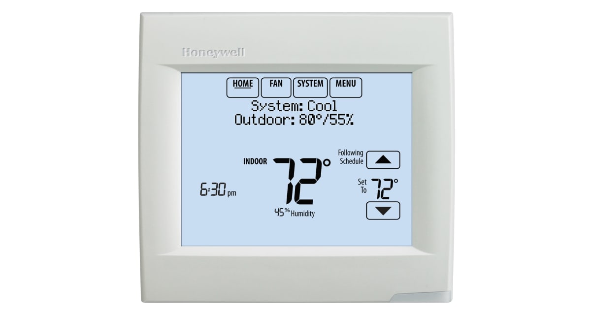 Honeywell Home 8000 Wi-Fi VisionPRO Thermostat User Guide 