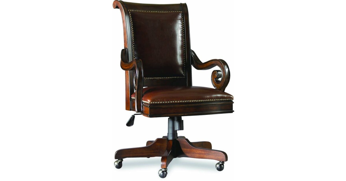 Hooker leather desk hot sale chair