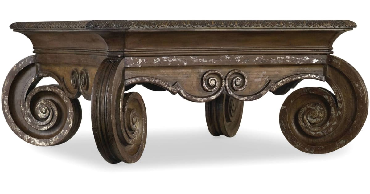 Hooker Furniture 5072-80112 49-1/4 Inch Long Hardwood Coffee Table from ...