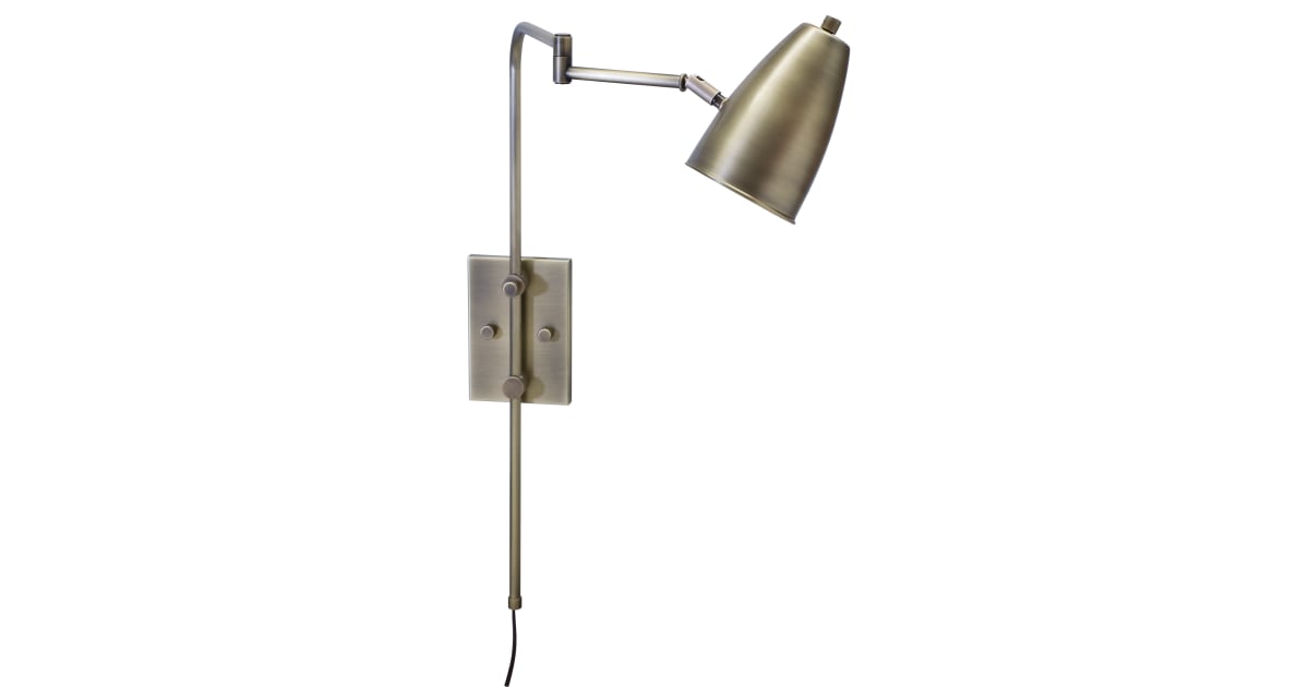 House of Troy C175AB Cambridge Adjustable 29" Wall Swing