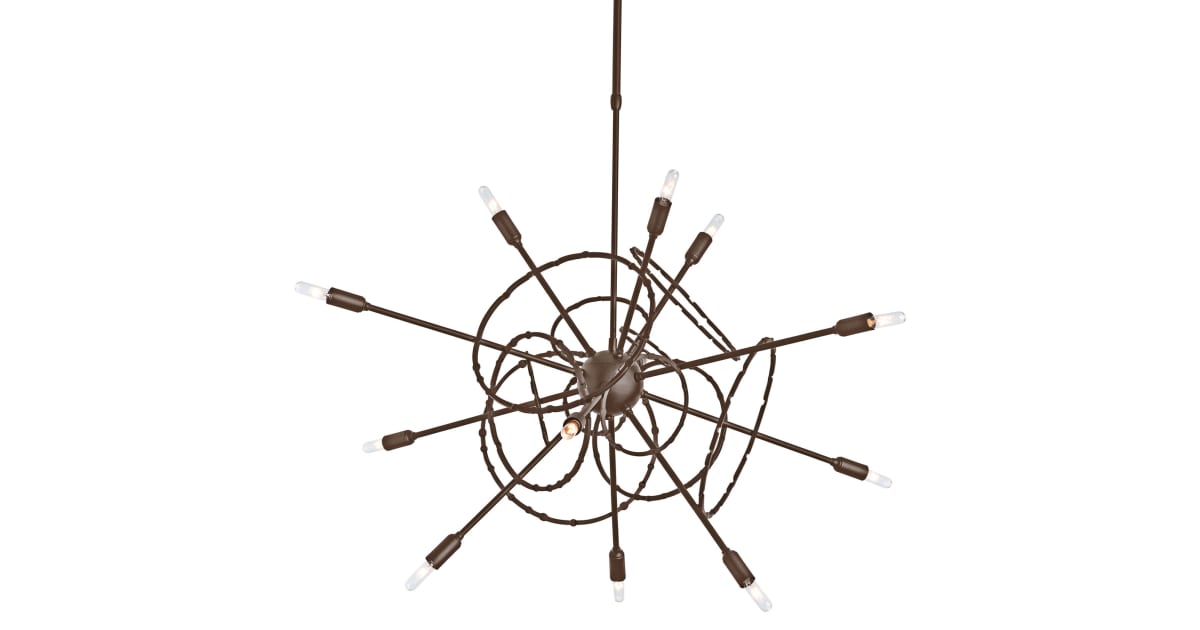 Hubbardton 1316041004 Olympus 12 Light 33" Wide