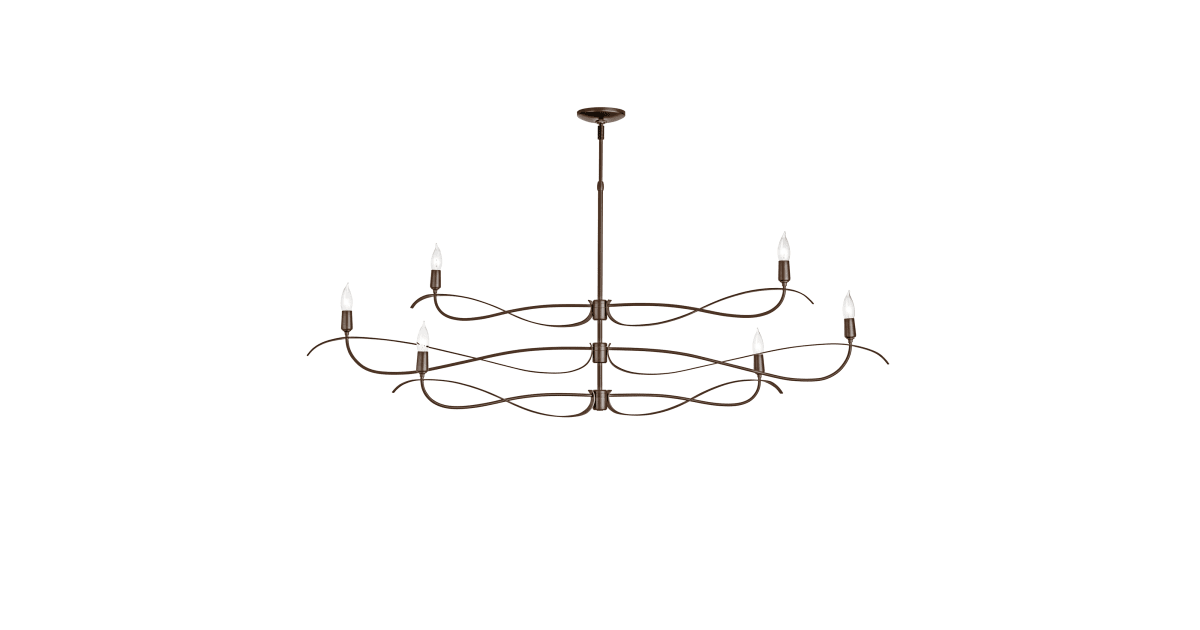 Hubbardton 1363521004 Willow 6 Light 59" Wide Taper