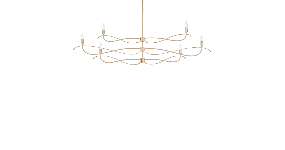 Hubbardton 1363521024 Willow 6 Light 59" Wide Taper