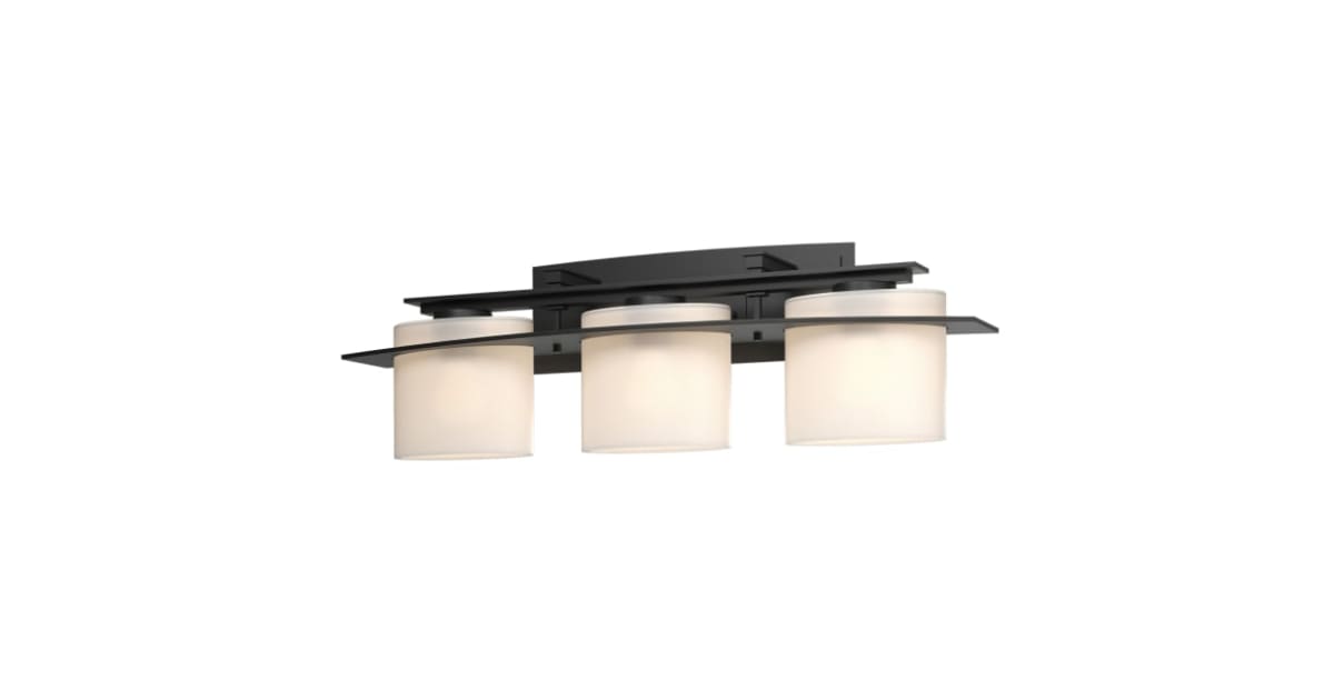 Hubbardton Forge 207523 1012 Ellipse 3 Light 26 quot Wide Vanity Light with