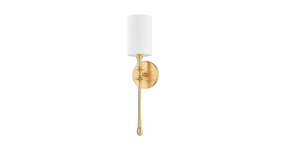 Hudson Valley Lighting 3720-AGB Guilford 20" Tall Wall Sconce ...