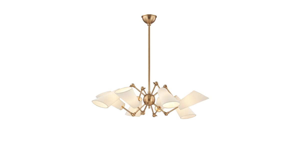 Hudson Valley Lighting 5308 Agb Buckingham 8 Build Com Hudson Valley Lighting 5308 Agb, Hudson Valley Lighting Lotus Chandelier