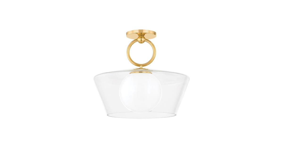 Hudson Valley Lighting 9517AGB Elmsford 16" Wide Pendant