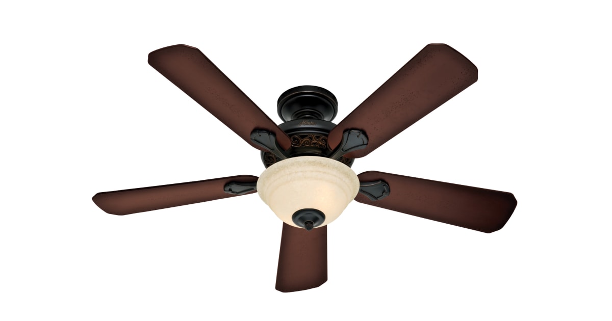 Hunter 23949 48" 5 Blade Ceiling Fan Blades and Light