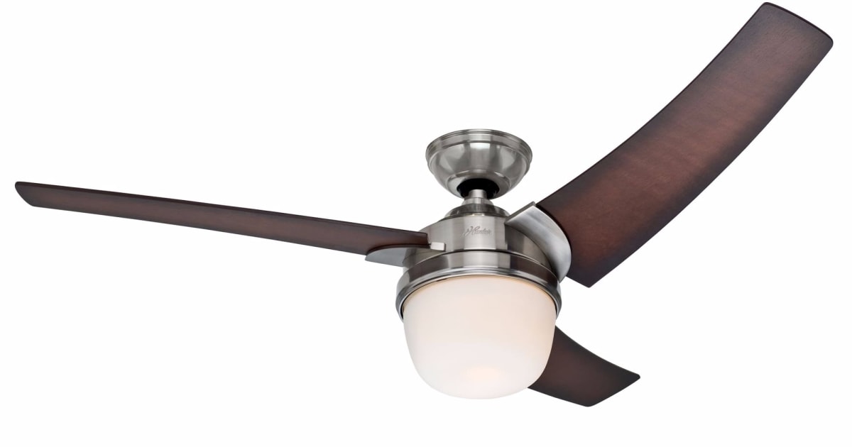 Hunter 59054 54" Indoor Ceiling Fan 3 Blades, Light Kit,