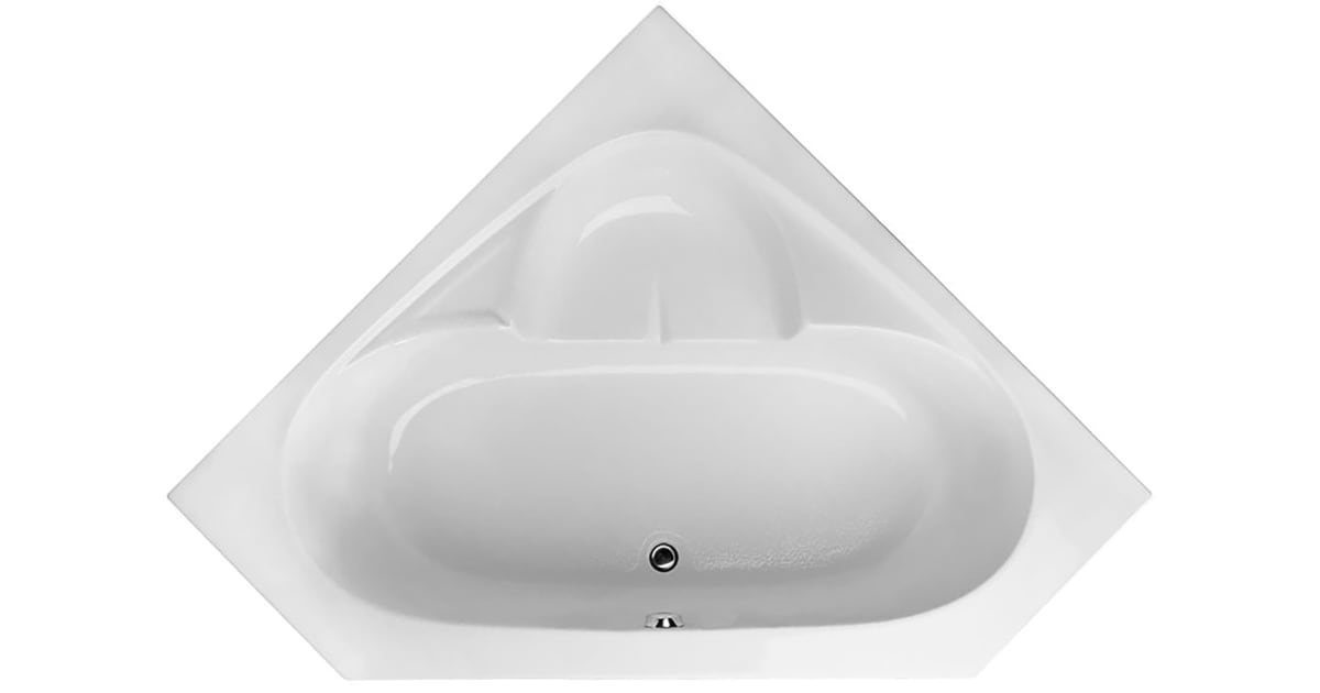 Hydrosystems STU5959ATOWHI Studio 59" Corner Acrylic