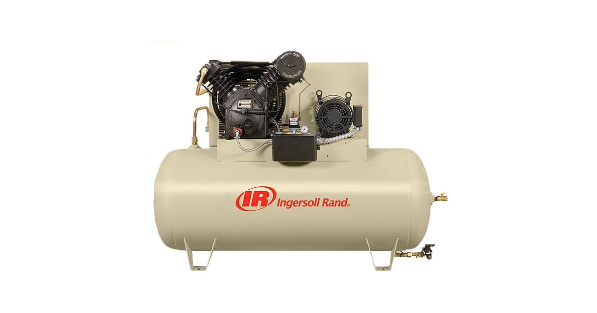 Ingersoll Rand 45465903 10 HP 120 Gal 175 Max PSI Two-Stage Stationary ...