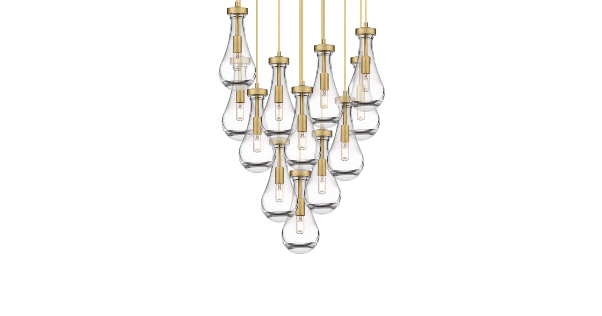 Innovations Lighting 126-451-1P-BB-G451-5CL Owego 12 Light 25" Wide ...
