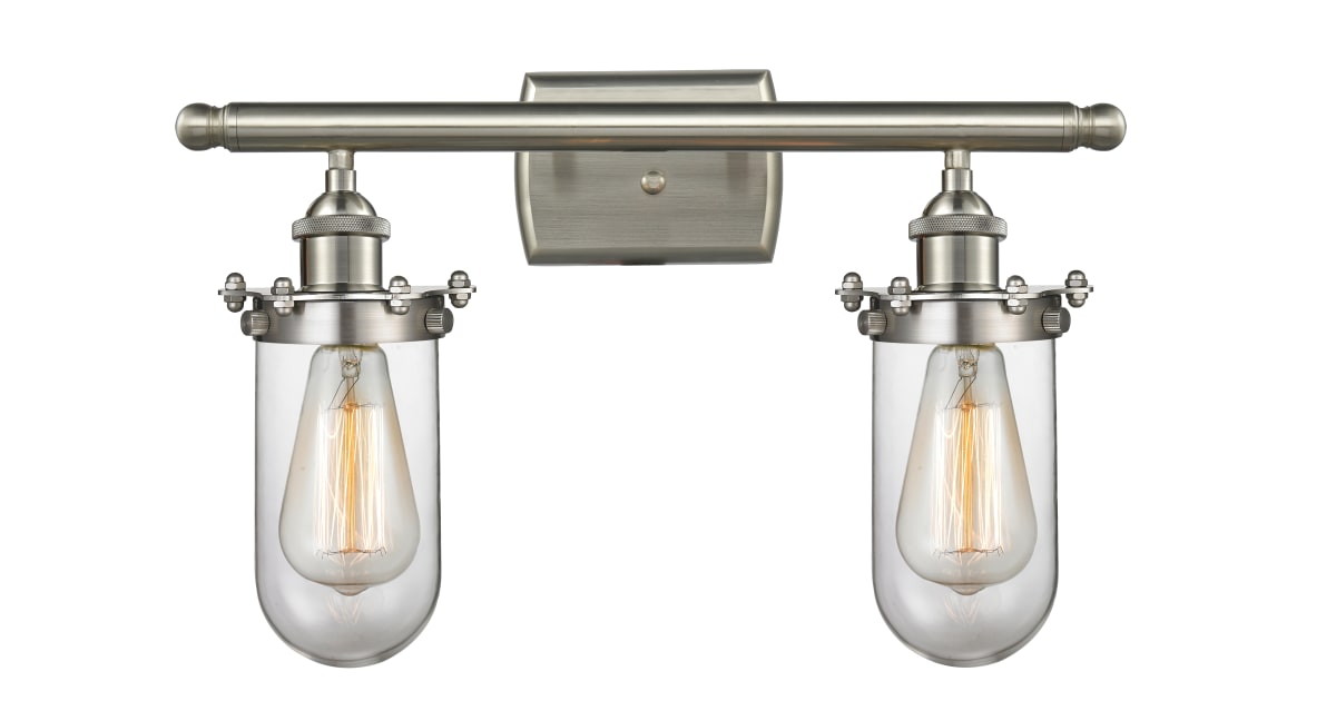 Innovations Lighting 516-2W-SN-232-CL Kingsbury 2 Light 16" Wide ...