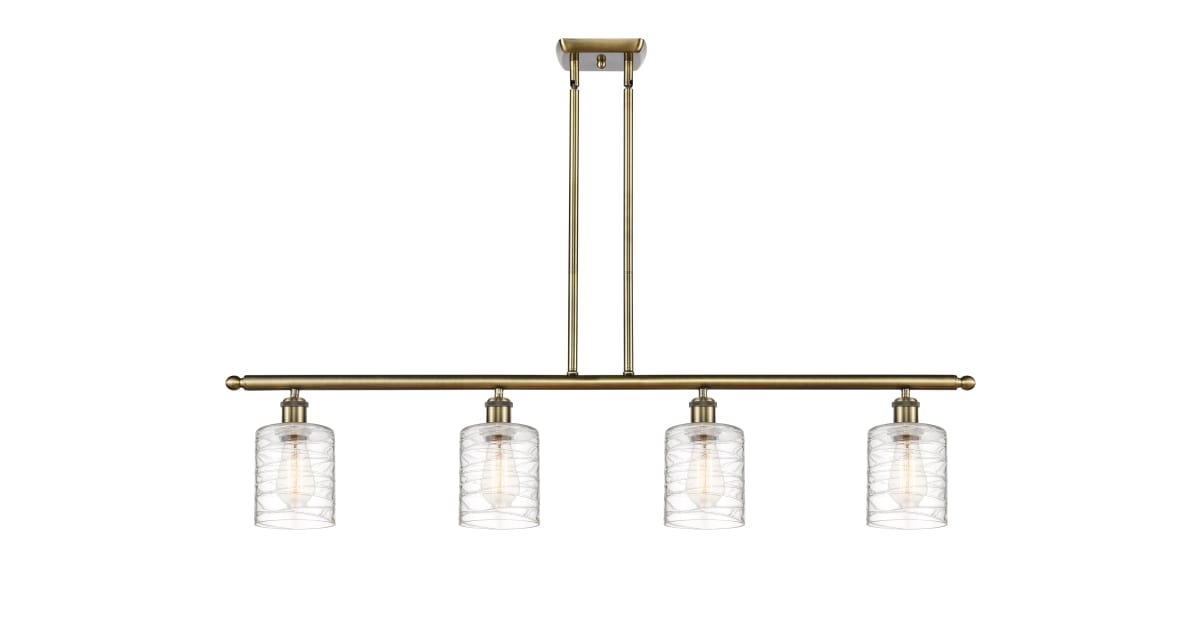 Innovations Lighting 5164IABG1113 Cobbleskill 4 Light 48" Wide