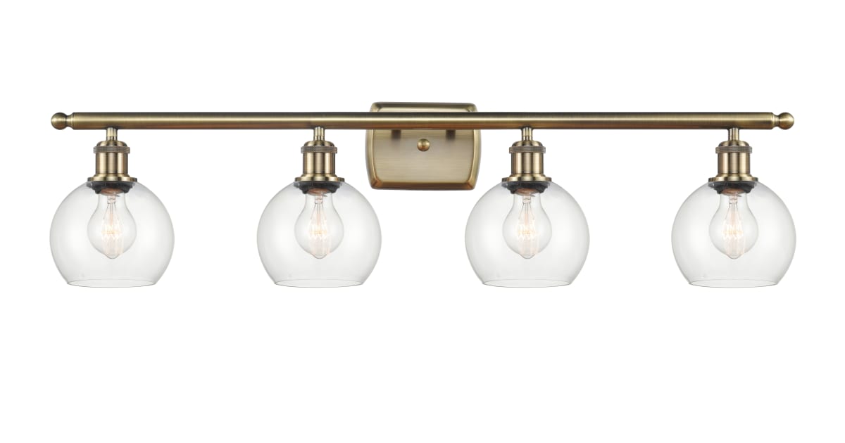 Innovations Lighting 5164WABG1226 Athens 4 Light 36" Wide Vanity