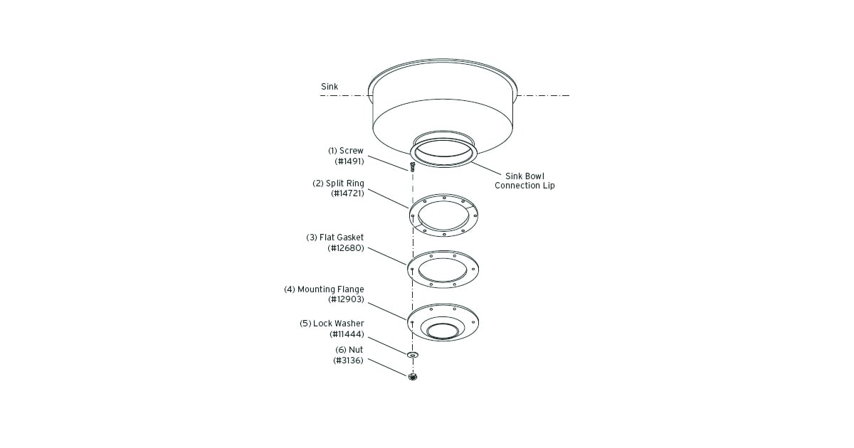 InSinkErator 12904 Mounting Adapter