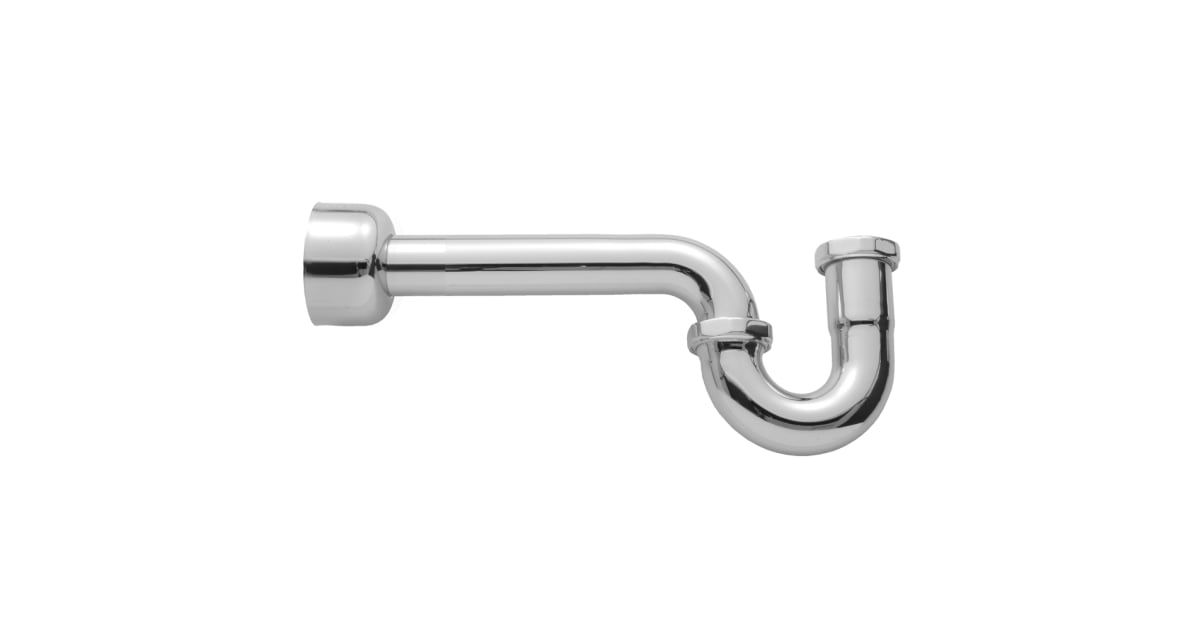 Jaclo 251XXLPN 11/4" Extra Long P Trap with Round Box