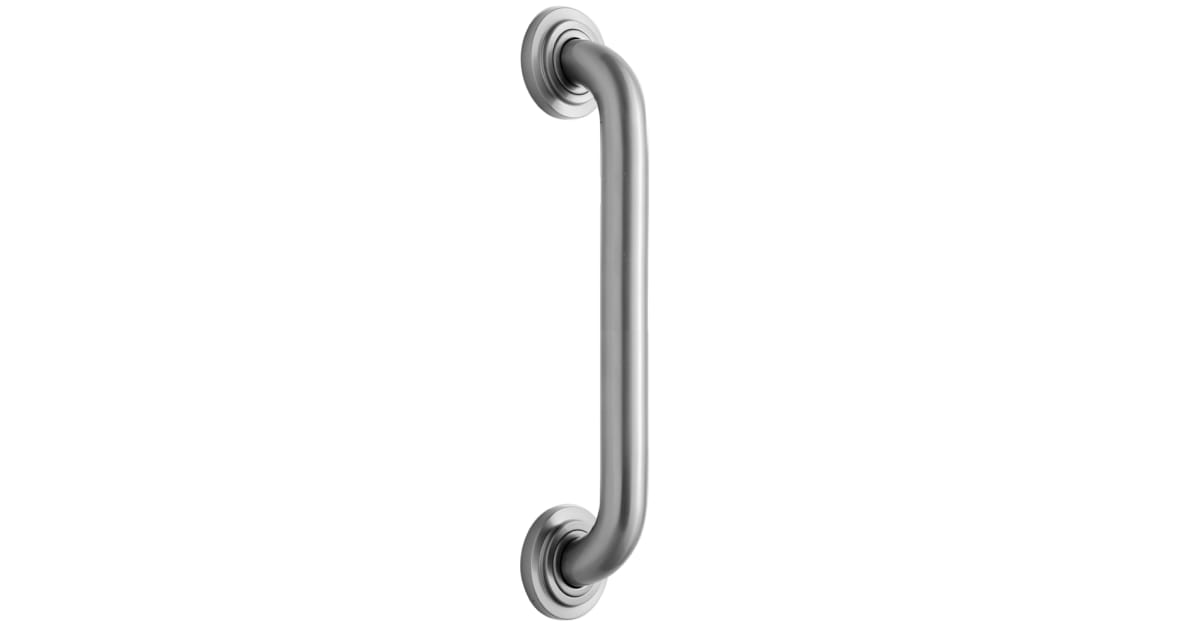 Jaclo 2632PB 32" Deluxe Grab Bar with Contemporary Round