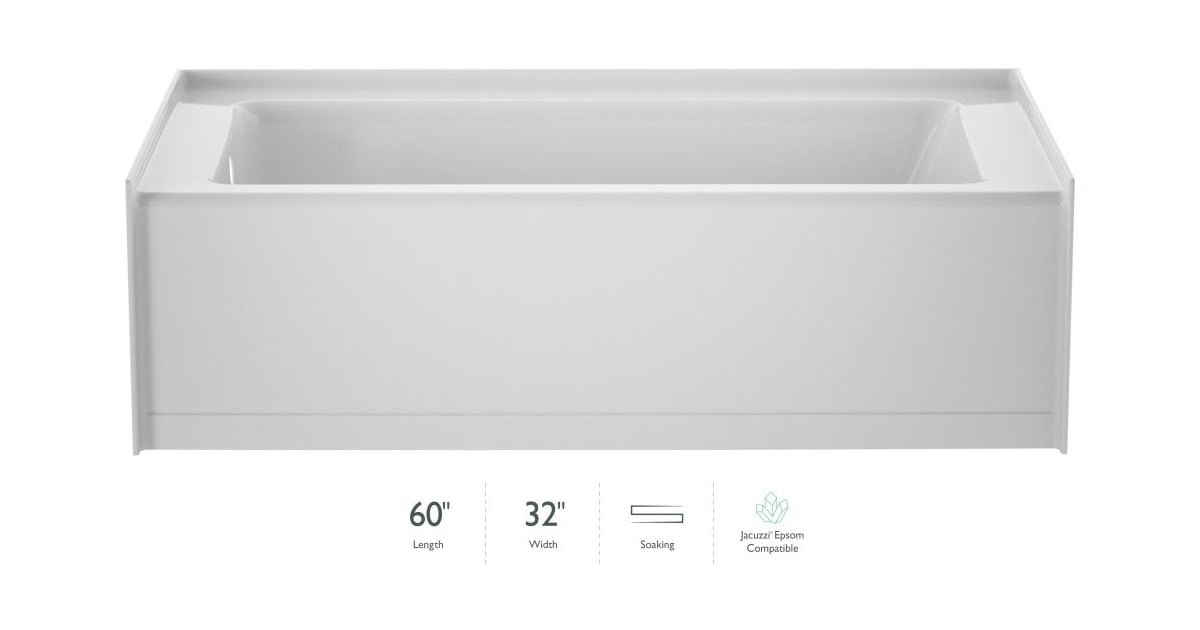 Jacuzzi TR603216JLAW Signature 60" Three Wall Alcove